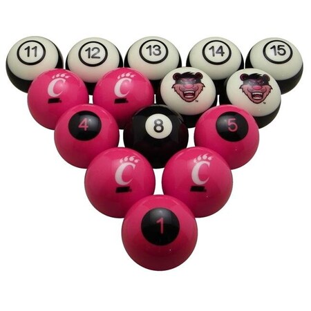 Wave7 Cincinnati Sports Team Logo Officially Licensed Billiard Ball Set - Numbered